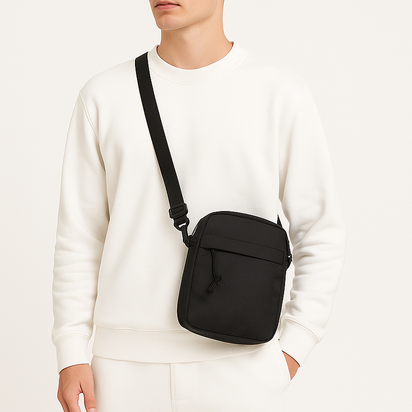 BLACK CROSSBODY BAG